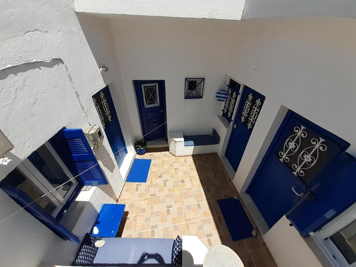Serifos TownCycladic House White And Blue In Kato Chora别墅 外观 照片