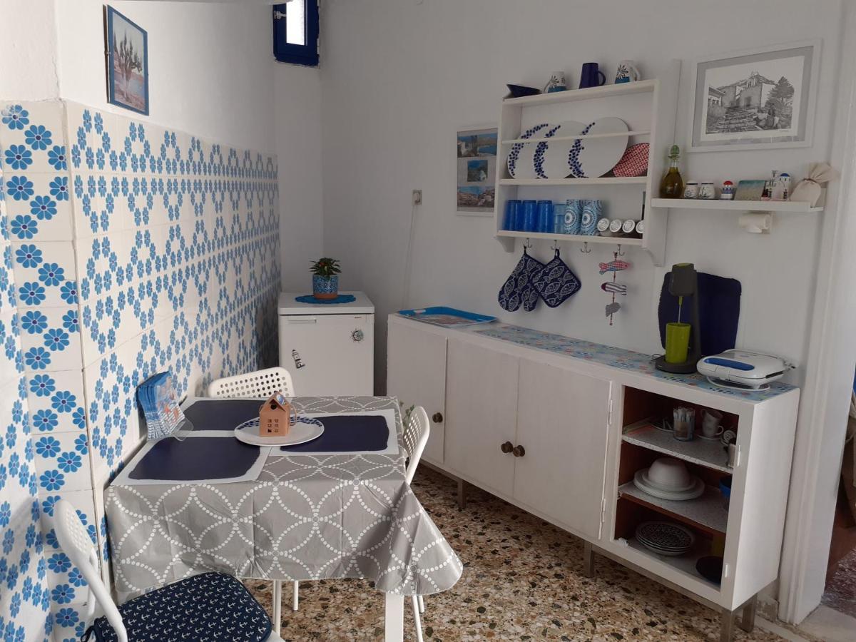 Serifos TownCycladic House White And Blue In Kato Chora别墅 外观 照片