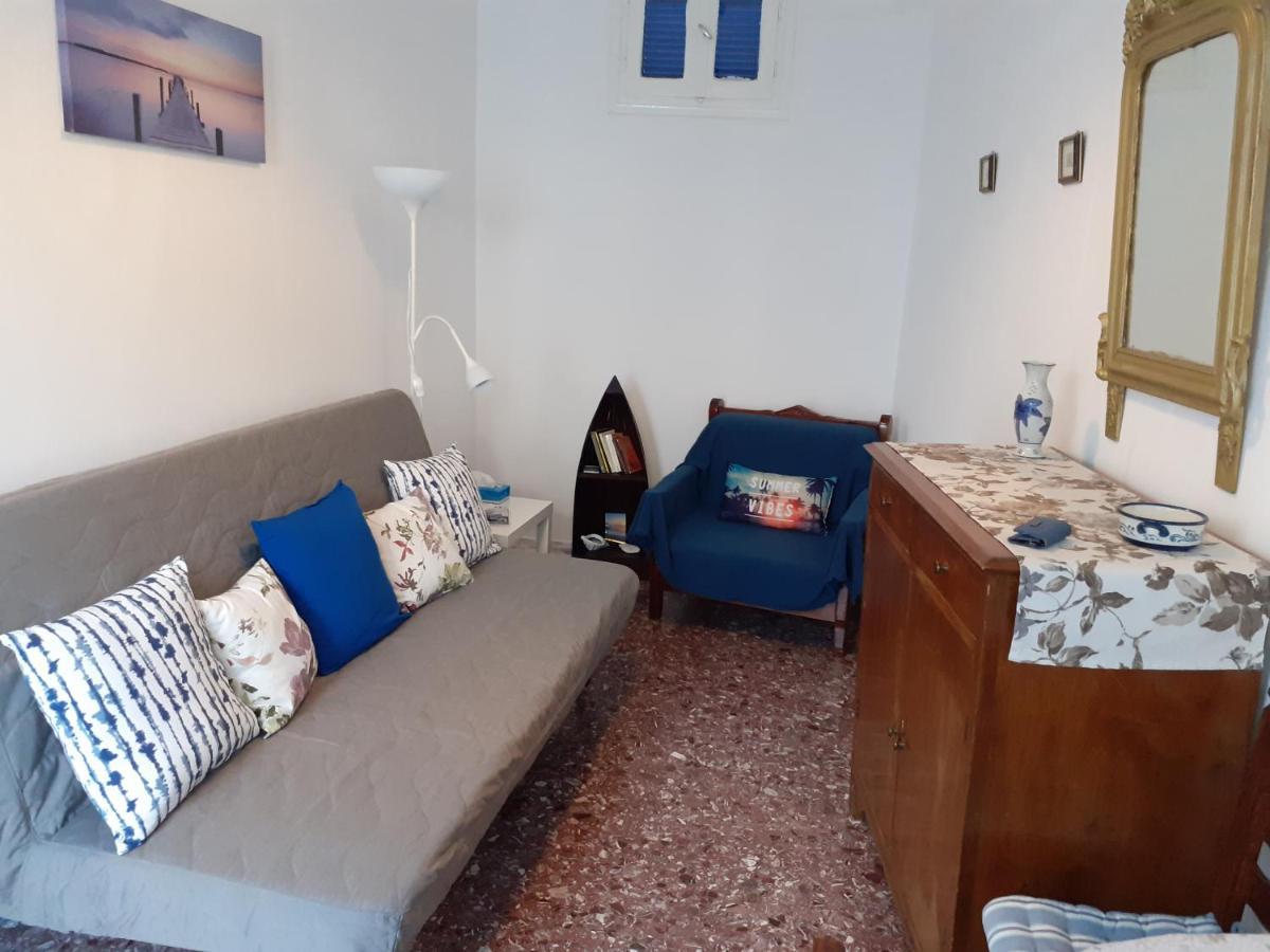 Serifos TownCycladic House White And Blue In Kato Chora别墅 外观 照片
