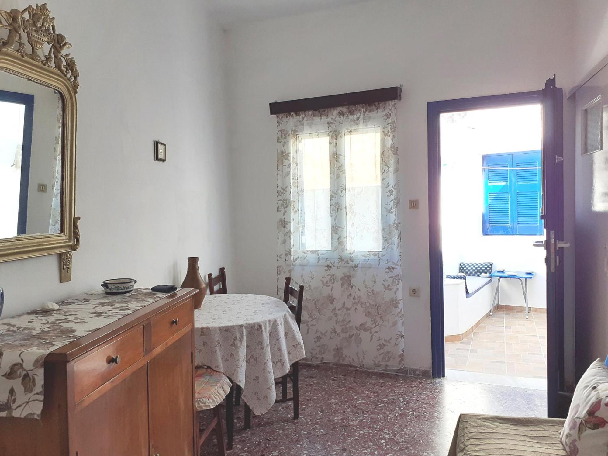 Serifos TownCycladic House White And Blue In Kato Chora别墅 外观 照片