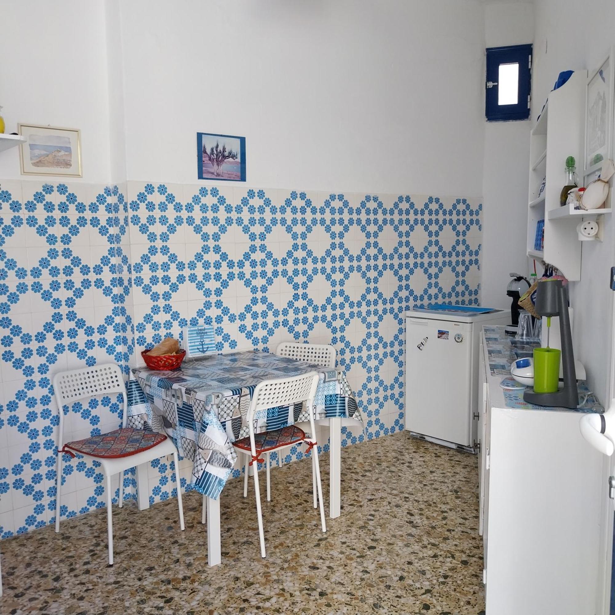 Serifos TownCycladic House White And Blue In Kato Chora别墅 外观 照片